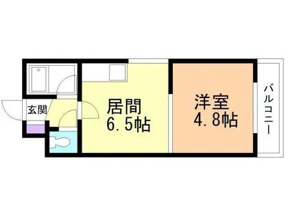 シャトル井上【206号室】の間取り