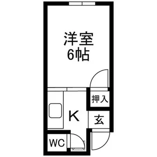 兵庫県神戸市中央区二宮町3丁目【アパート】の間取り