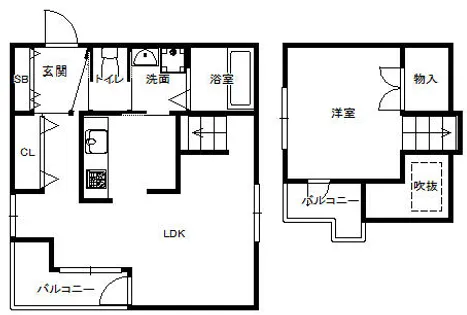兵庫県神戸市中央区生田町4丁目【マンション】の間取り