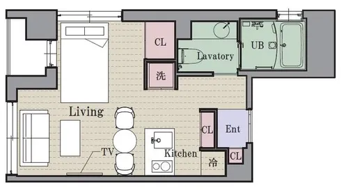 Coto Glance御所北【5階】の間取り