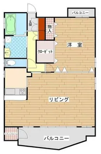 ハナハイツ【3-C号室】の間取り