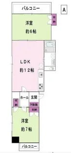 愛知県名古屋市中区橘1丁目【マンション】の間取り