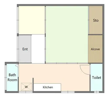 福岡県北九州市八幡東区茶屋町【一戸建】の間取り
