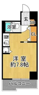 学が丘カレッジハイツ【8階】の間取り