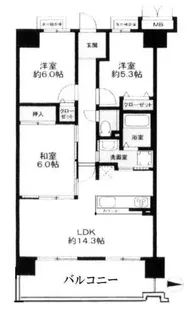 グレーシィ須磨アルテピア2番街【4階】の間取り