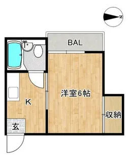 第2友マンション【2階】の間取り
