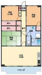 OS・SKYフレックス藤が丘【4階】の間取り
