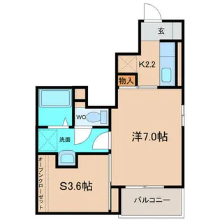 ティサ光輝【101号室】の間取り