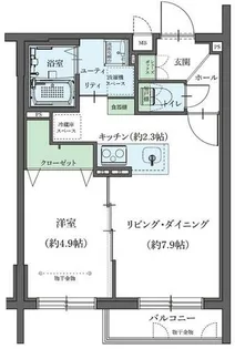 ファインクラス札幌琴似【5階】の間取り