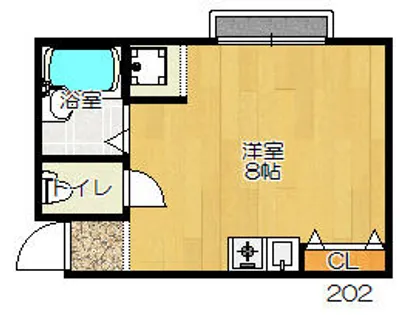 ソレイユ錦【2階】の間取り