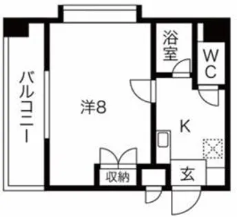 プレアール原田Ⅱ【206号室】の間取り