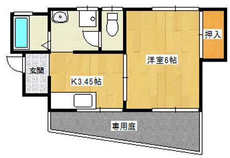 兵庫県神戸市長田区大丸町3丁目【アパート】の間取り