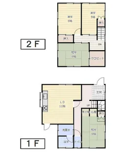 和歌山県海南市下津町下津【一戸建】の間取り