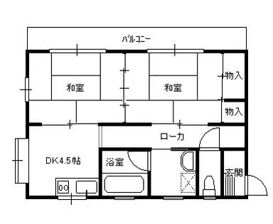 おくらもとハイツ【302号室】の間取り