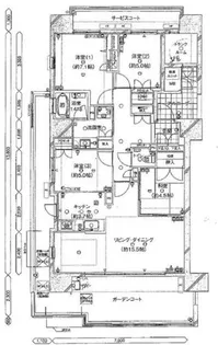セントラルパーク香椎照葉壱番館【1006号室】の間取り