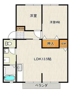 バンブーヒル【2階】の間取り