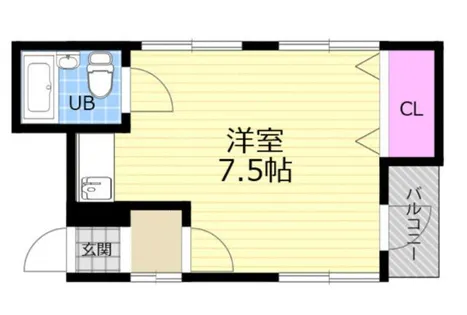 京都府京都市上京区相国寺門前町【マンション】の間取り