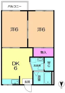 奈良県奈良市押熊町【アパート】の間取り