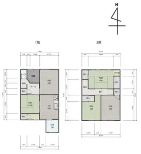愛知県名古屋市南区要町2丁目【一戸建】の間取り