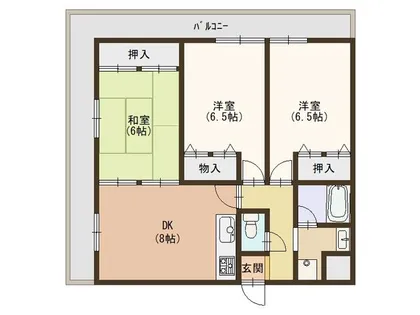 フェイム瀬田【3階】の間取り