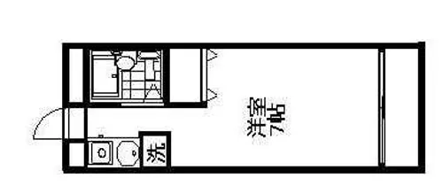 伊都サンクビル【4階】の間取り