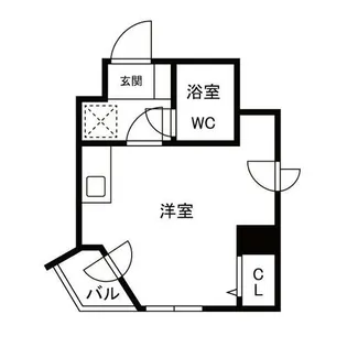 北海道札幌市中央区大通西26丁目【マンション】の間取り
