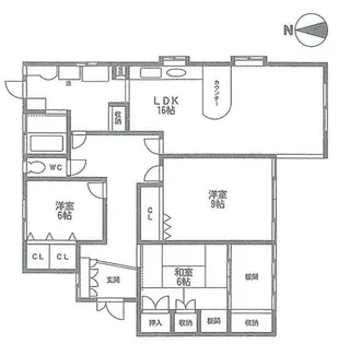 京都府長岡京市梅が丘2丁目【一戸建】の間取り