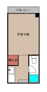 九産大マンション【510号室】の間取り