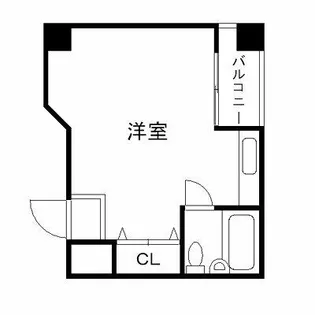 LiVEMAX ANGEL【201号室】の間取り