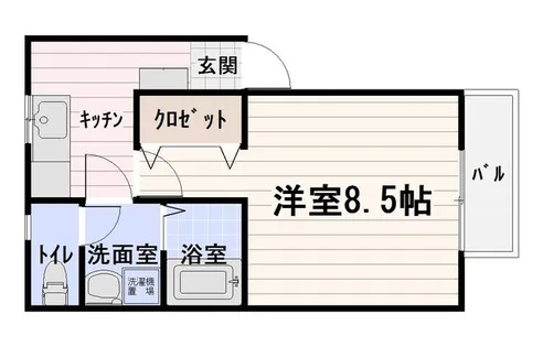 ドリームウッズ【1階】の間取り