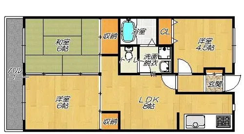 JAセピア2番館【2階】の間取り