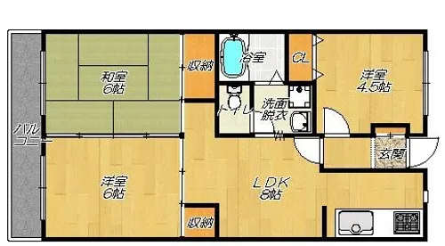 JAセピア2番館【2階】の間取り