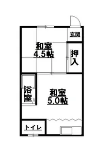 英マンション【2階】の間取り