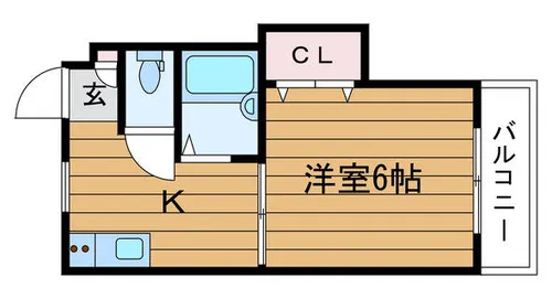 大阪府吹田市出口町【アパート】の間取り