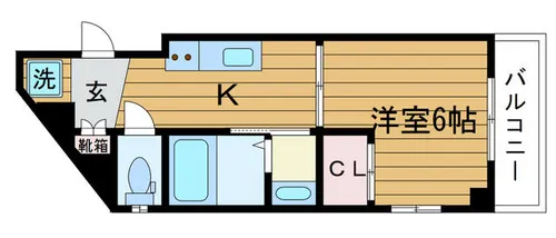Happiness高城町【4階】の間取り