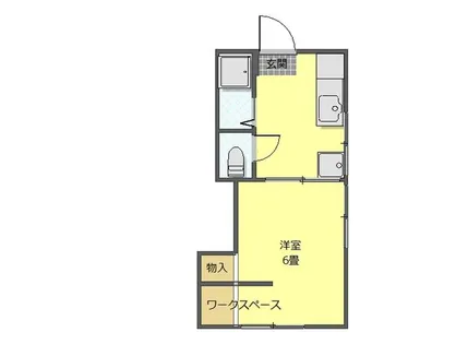 グランシティ小倉【1階】の間取り