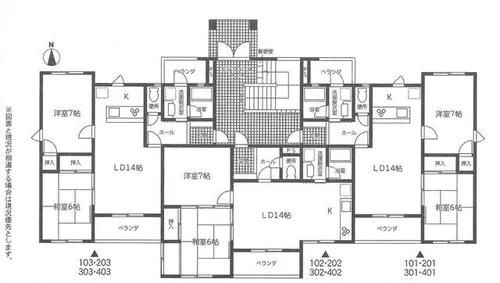 マロン・ドゥムール【102号室】の間取り