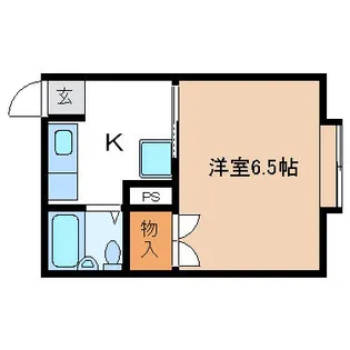 サンヴィエール長岡【207号室】の間取り