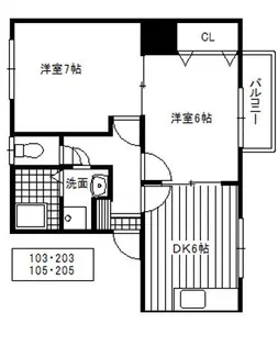 カーサ・ヴェルデ【1階】の間取り