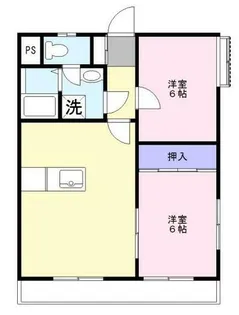 メゾンドール神谷【404号室】の間取り