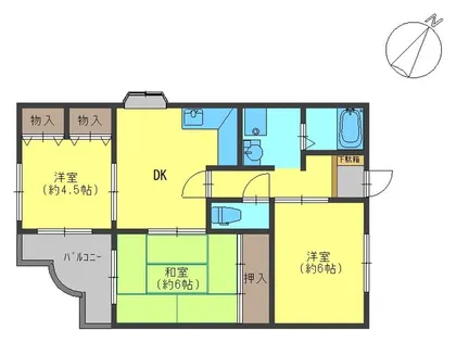 サンシャルマン・ユキ【2階】の間取り