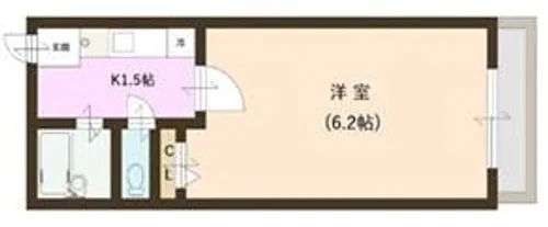 ビレイユ眞英四条柳馬場【4階】の間取り