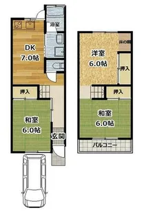 京都府京都市伏見区羽束師志水町【一戸建】の間取り