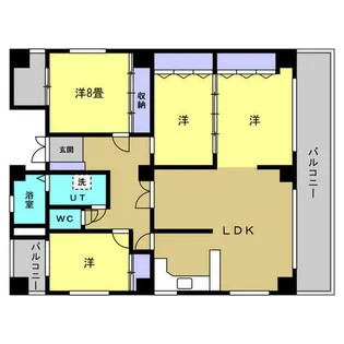 リアライズ尾頭橋(旧 登り松マンション【2階】の間取り