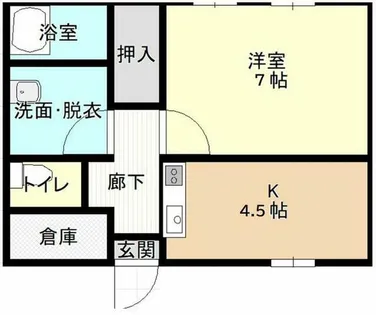 和歌山県和歌山市東釘貫丁2丁目【マンション】の間取り