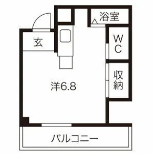 アイレック北山【302号室】の間取り