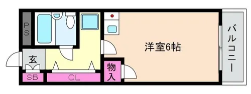 兵庫県神戸市東灘区住吉宮町6丁目【マンション】の間取り
