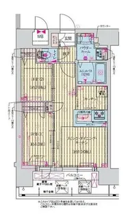 プレサンス長田レジェール【2階】の間取り