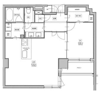 マニフィーク北桜塚【405号室】の間取り