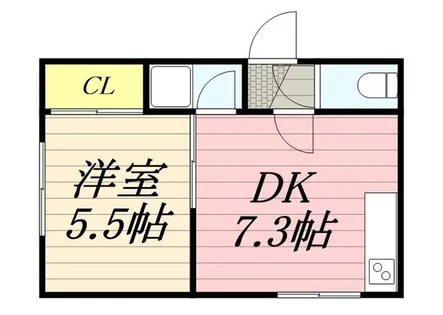 ラコートボヌール山の手【0305号室】の間取り